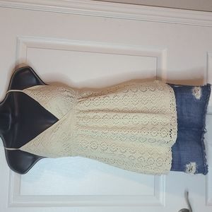 Express Beige Knitted Cami/Tank top Size M